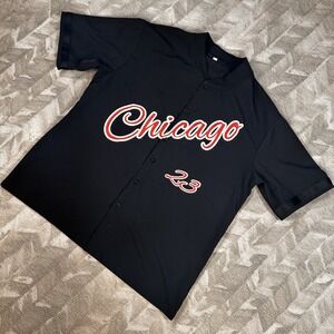 Shein Large #23 Michael Jordan‎ Chicago Bulls Baseball Edition Jersey